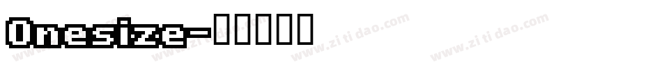 Onesize字体转换