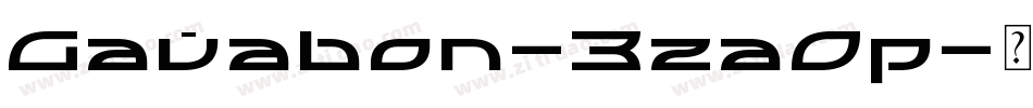 Gavabon-3zaOp字体转换