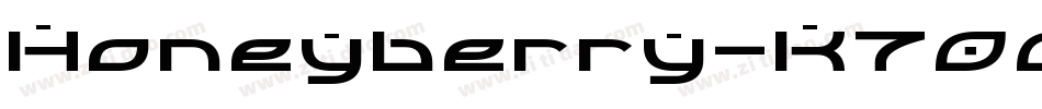 Honeyberry-K70Op字体转换