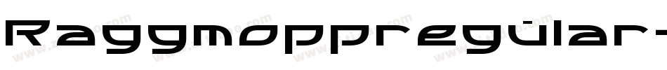 Raggmoppregular-gpOp字体转换