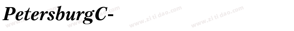 PetersburgC字体转换