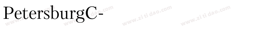 PetersburgC字体转换