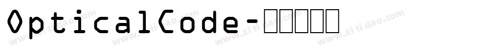 OpticalCode字体转换