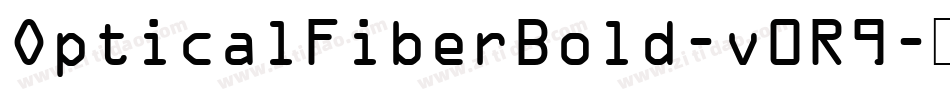 OpticalFiberBold-v0R9字体转换