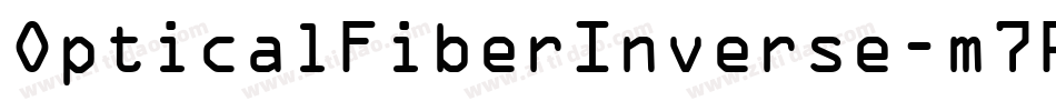 OpticalFiberInverse-m7P5字体转换
