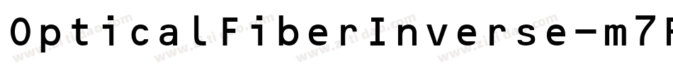 OpticalFiberInverse-m7P5字体转换