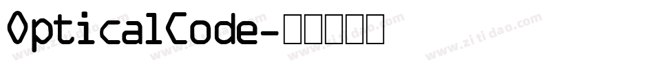 OpticalCode字体转换