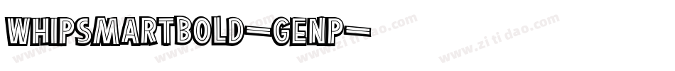 WhipsmartBold-genp字体转换
