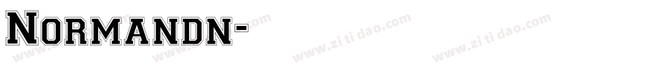 Normandn字体转换