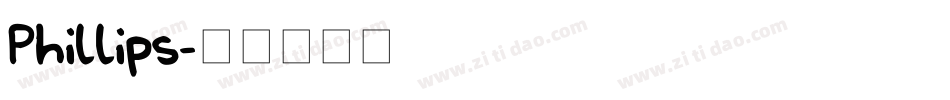 Phillips字体转换