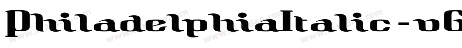 PhiladelphiaItalic-v6OM字体转换