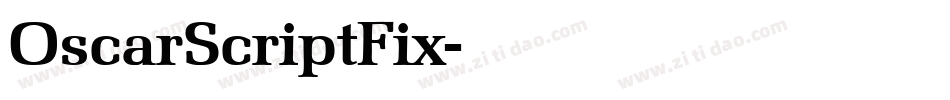 OscarScriptFix字体转换
