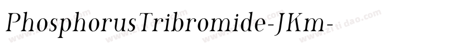 PhosphorusTribromide-JKm字体转换