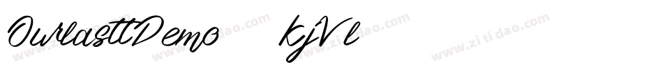 OurlasttDemo-KjVl字体转换
