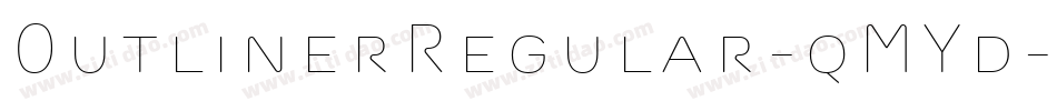 OutlinerRegular-qMYd字体转换