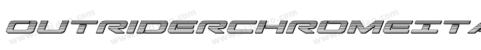 OutriderChromeItalicItalic-x1e8字体转换