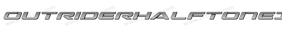 OutriderHalftoneItalicItalic-l0ve字体转换