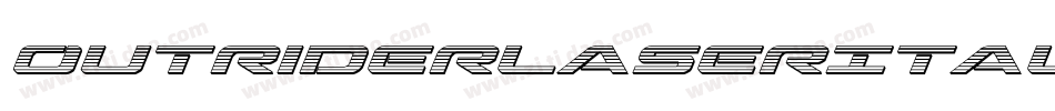 OutriderLaserItalicItalic-RZWl字体转换 OutriderLaserItalicItalic-RZWl字体转换