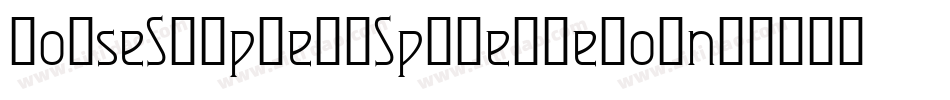 HouseSampler-SpaceageRound字体转换