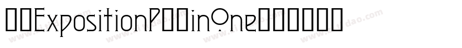 JMExpositionPlainOne字体转换