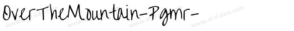 OverTheMountain-Pgmr字体转换
