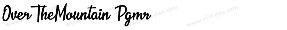 OverTheMountain-Pgmr字体转换