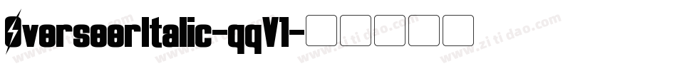 OverseerItalic-qqV1字体转换