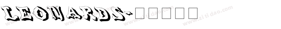 Leonards字体转换