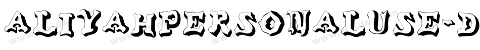 AliyahPersonaluse-d95OX字体转换