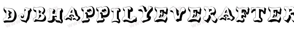 DjbHappilyeverafter-26oX字体转换