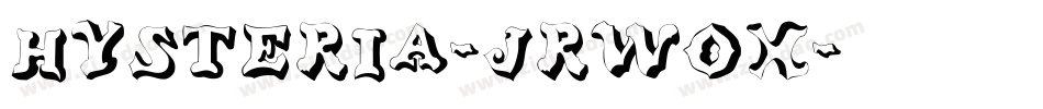 Hysteria-JRWOx字体转换