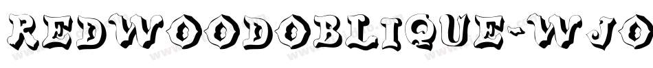 RedwoodOblique-wjOx字体转换