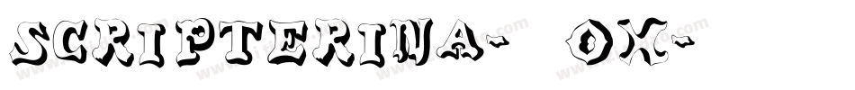Scripterina-00OX字体转换