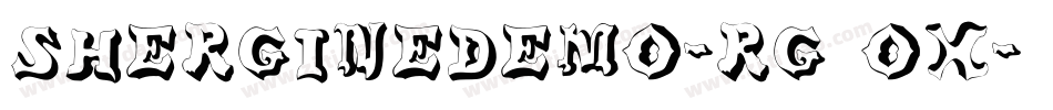 ShergineDemo-rg2Ox字体转换