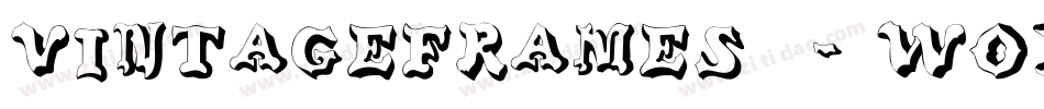 VintageFrames21-5wOx字体转换