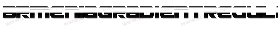 ArmeniaGradientRegular-Ywaq字体转换