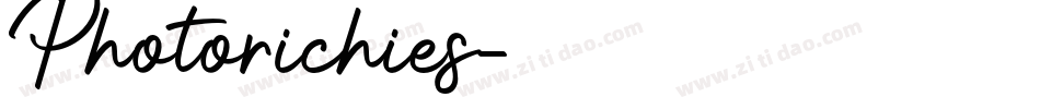 Photorichies字体转换