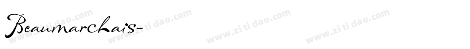 Beaumarchais字体转换