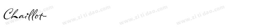 Chaillot字体转换