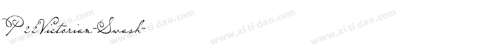 P22Victorian-Swash字体转换
