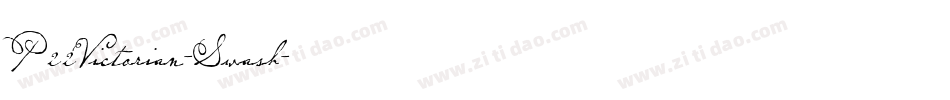 P22Victorian-Swash字体转换