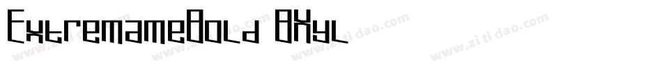 ExtremameBold-BXyl字体转换