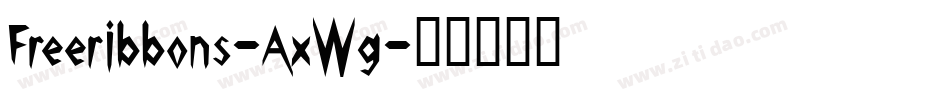Freeribbons-AxWg字体转换