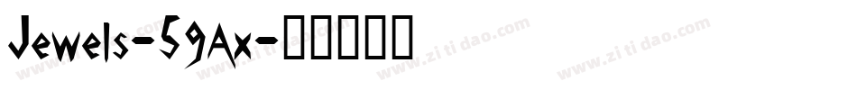 Jewels-59Ax字体转换