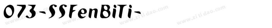 073-SSFenBiTi字体转换