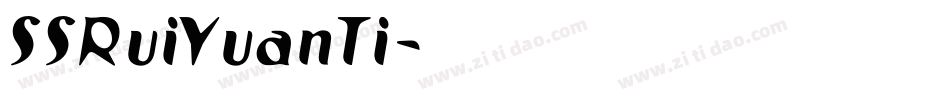 SSRuiYuanTi字体转换