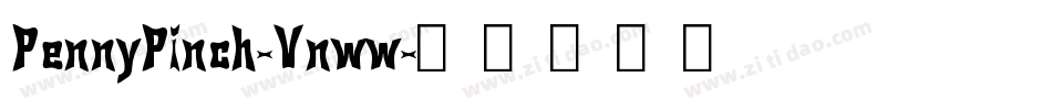 PennyPinch-Vnww字体转换