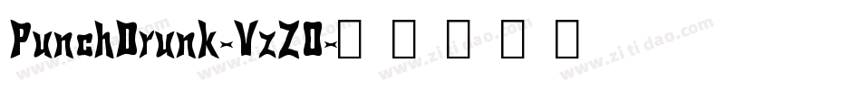 PunchDrunk-VzZ0字体转换