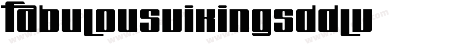FabulousVikings-ddLV字体转换