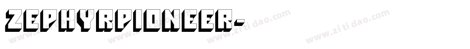 ZephyrPioneer字体转换